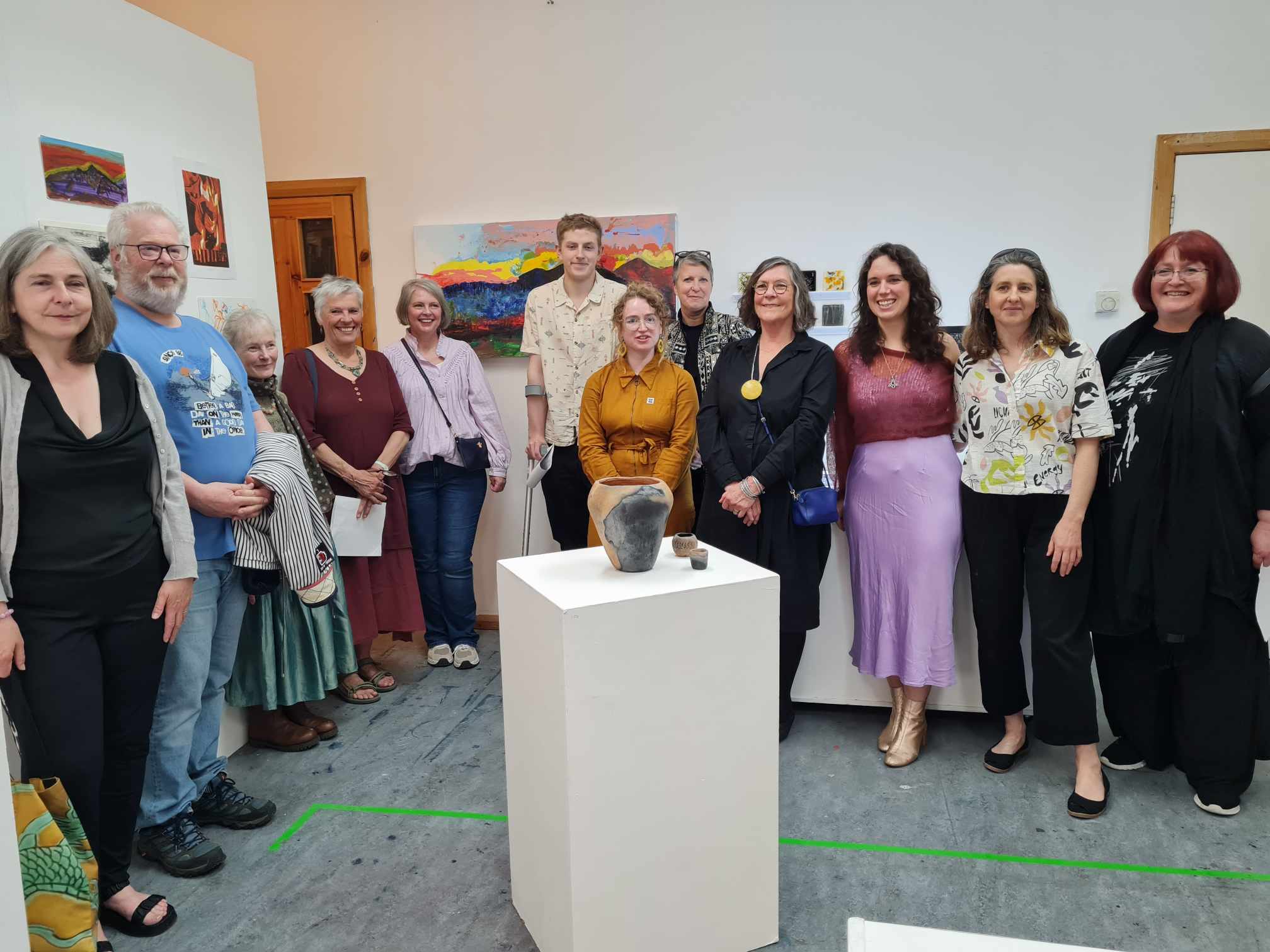A celebration of student work as exhibition opens at Taigh Chearsabhagh 